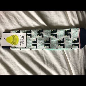NWT Woven Pear Socks